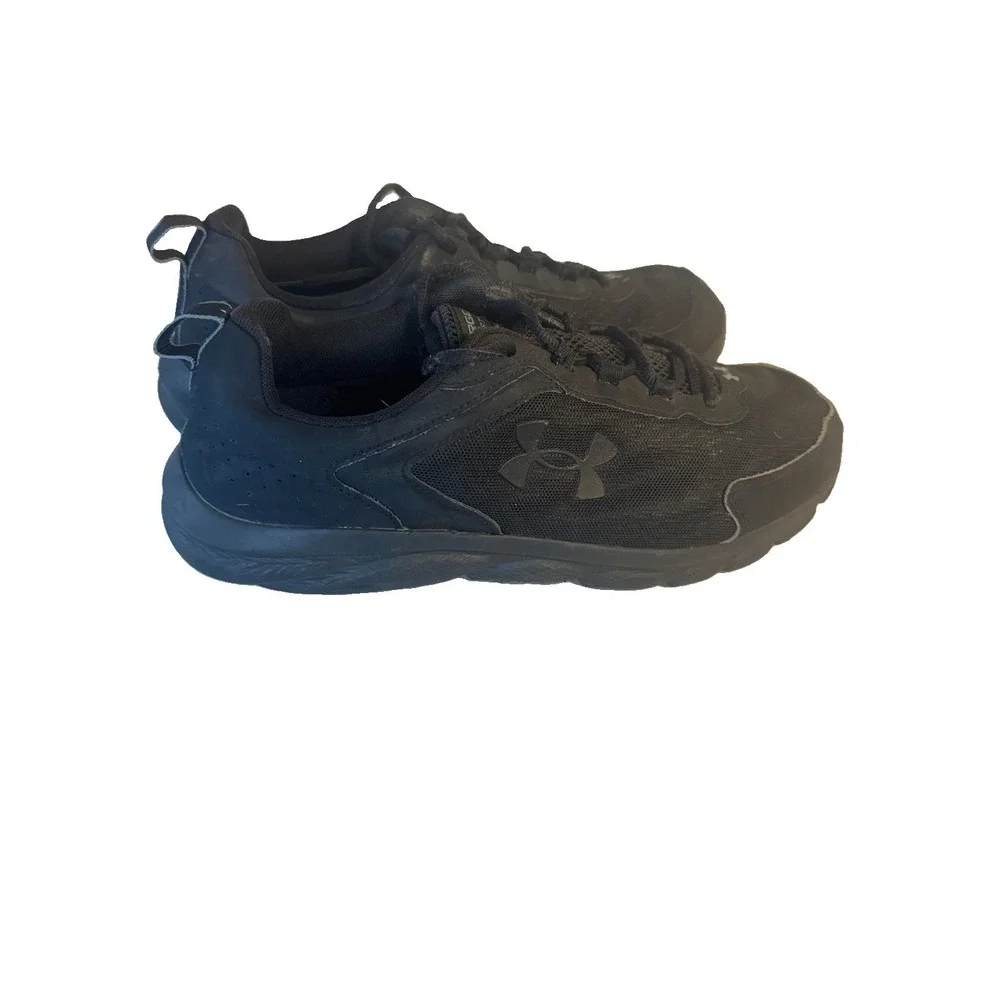 Size 9.5 - Under Armour Charged Assert 8 Marble Black